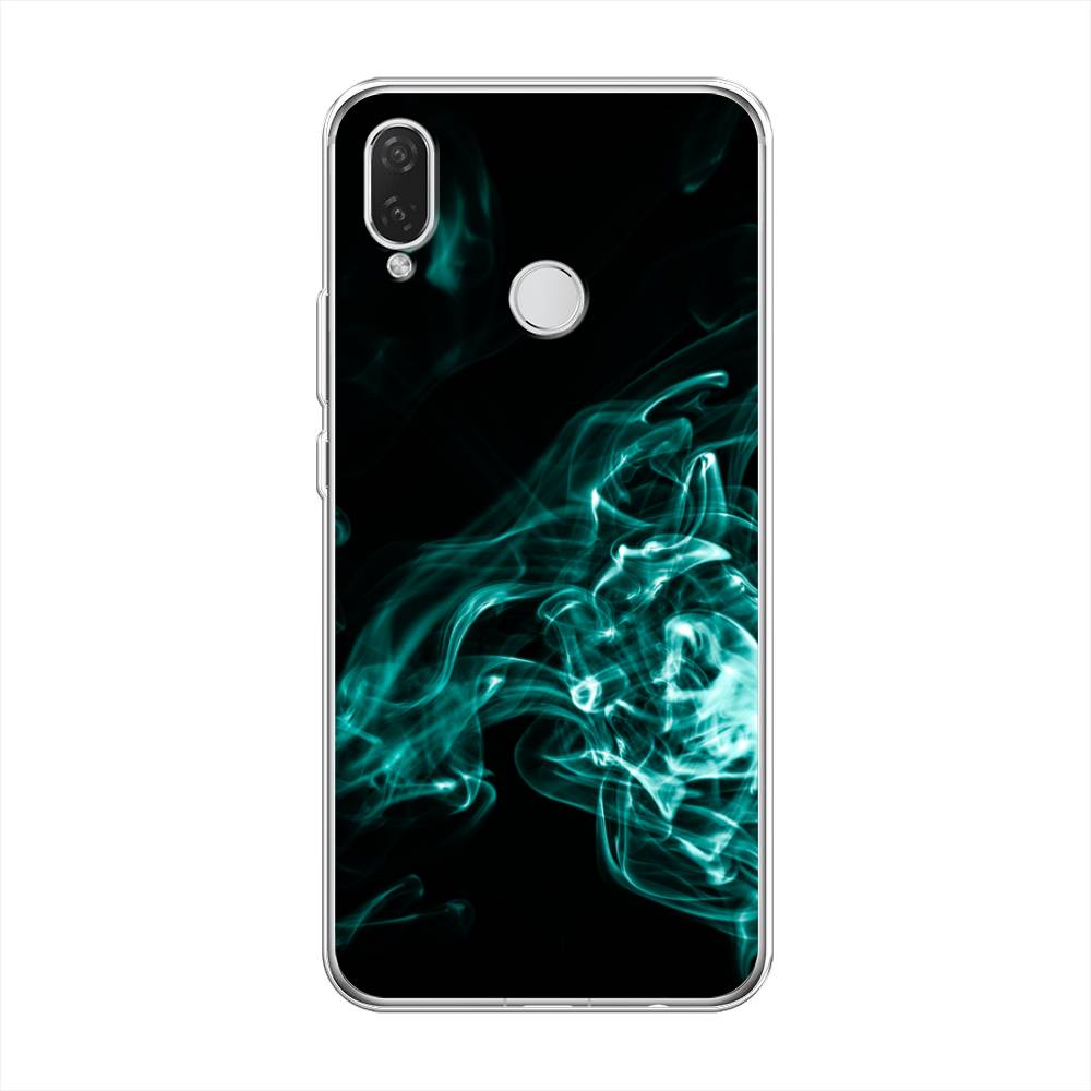 

Чехол на Huawei Nova 3i "Дым", Голубой;черный, 68350-3