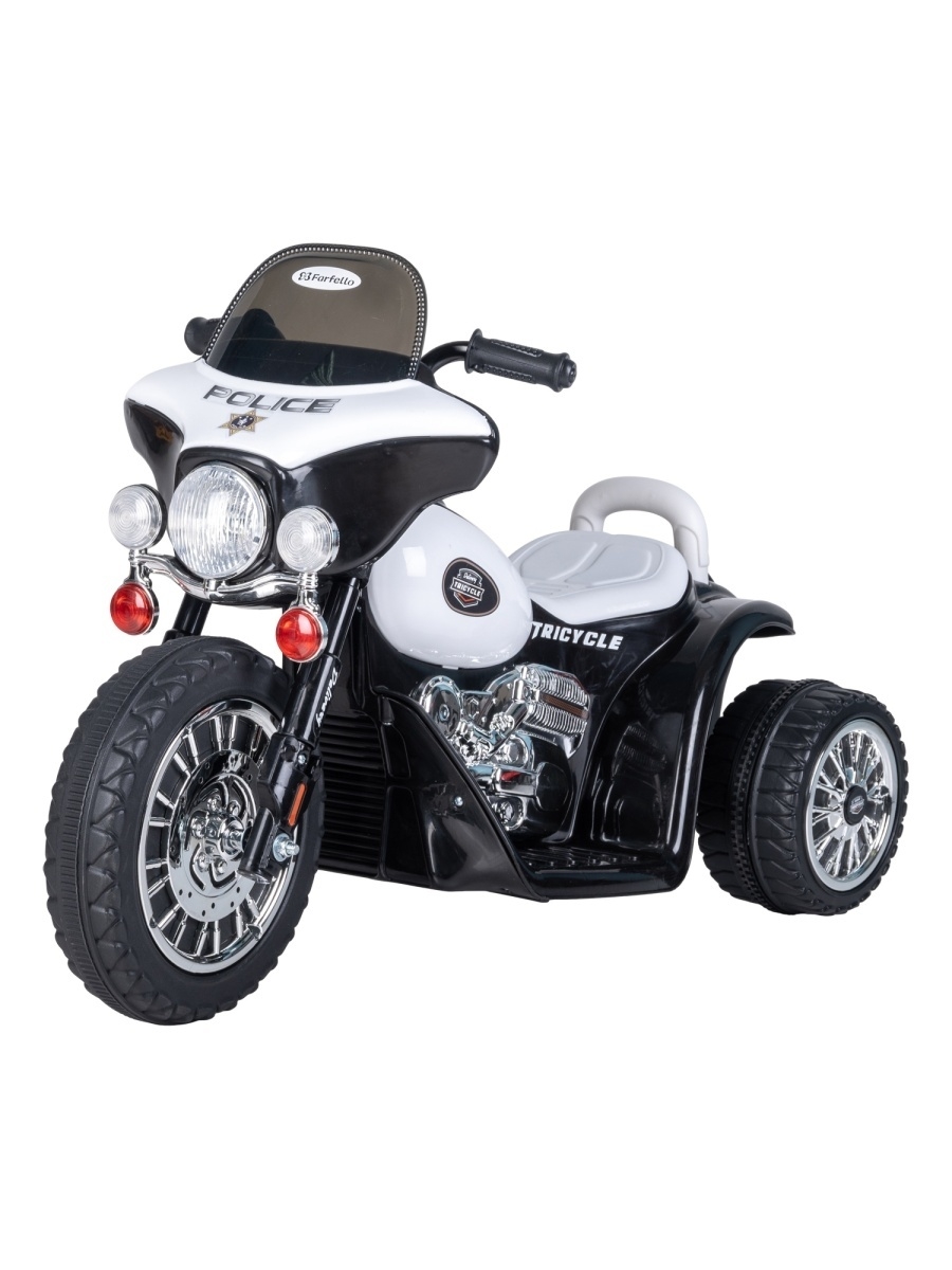 Купить Детский электромобиль Farfello трицикл HL404 черный,