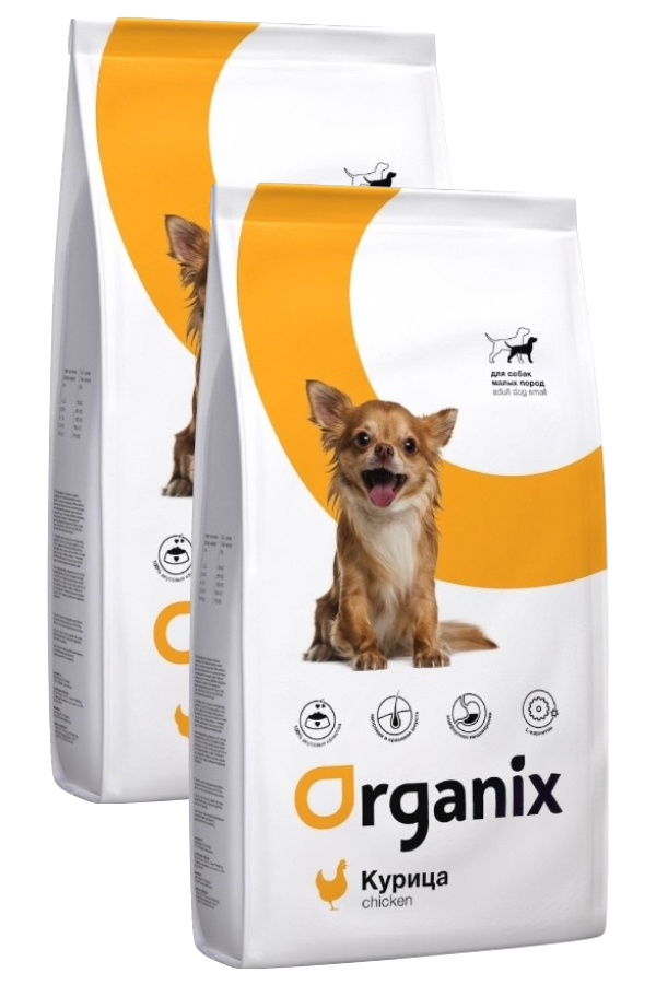 

ORGANIX ORGANIX ADULT DOG SMALL BREED CHICKEN для взрослых собак маленьких пород с курицей
