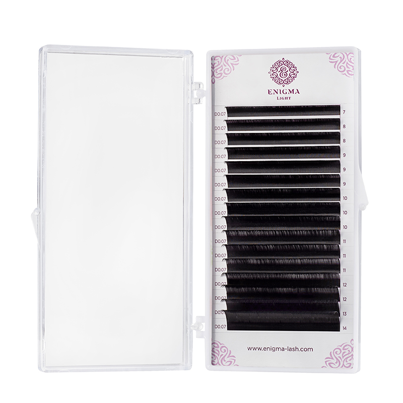 

Ресницы Enigma light черные отд длины 16 лент C 0,085 9мм, Черный, отд. длины, 16 лент, C 0,085 9мм