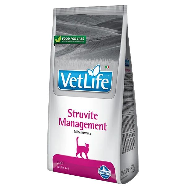 

FARMINA FARMINA VET LIFE FELINE STRUVITE MANAGEMENT для взрослых кошек при мочекаменной бо