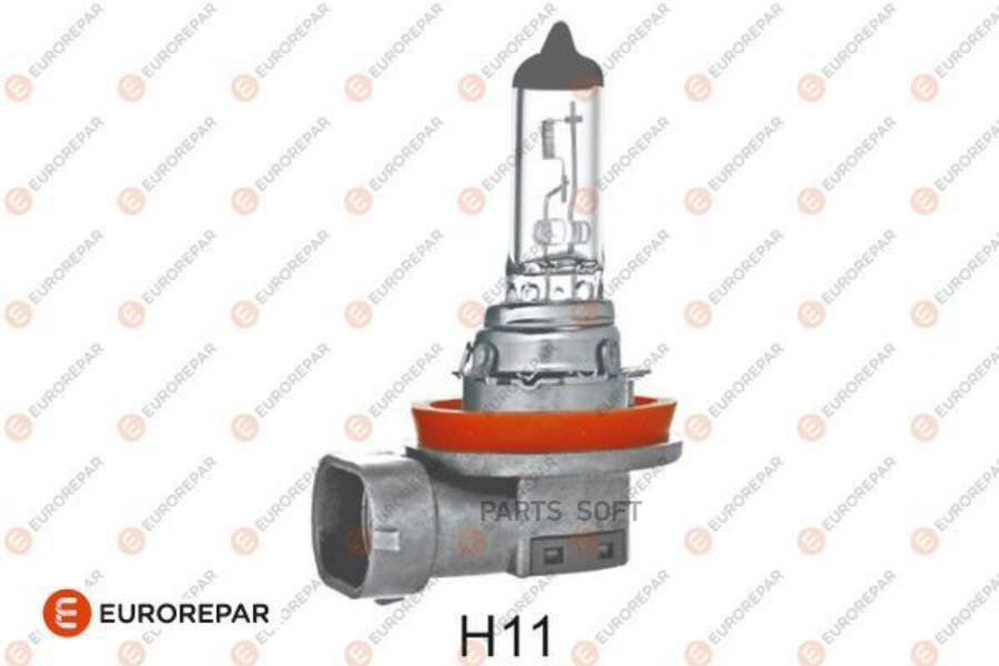 EUROREPAR 1637238180 Лампа H11 12V-55W (PGJ19-2)