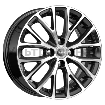 

Колесный диск K&K КС782 Алмаз черный 6x15/4x100 ET48 D54.1, 34708818