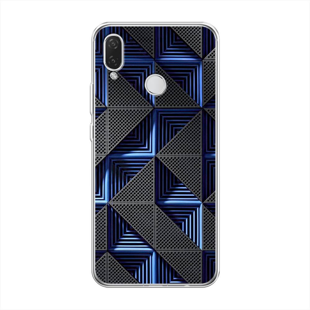

Чехол на Huawei Nova 3i "IBM", Серый;синий, 68350-3