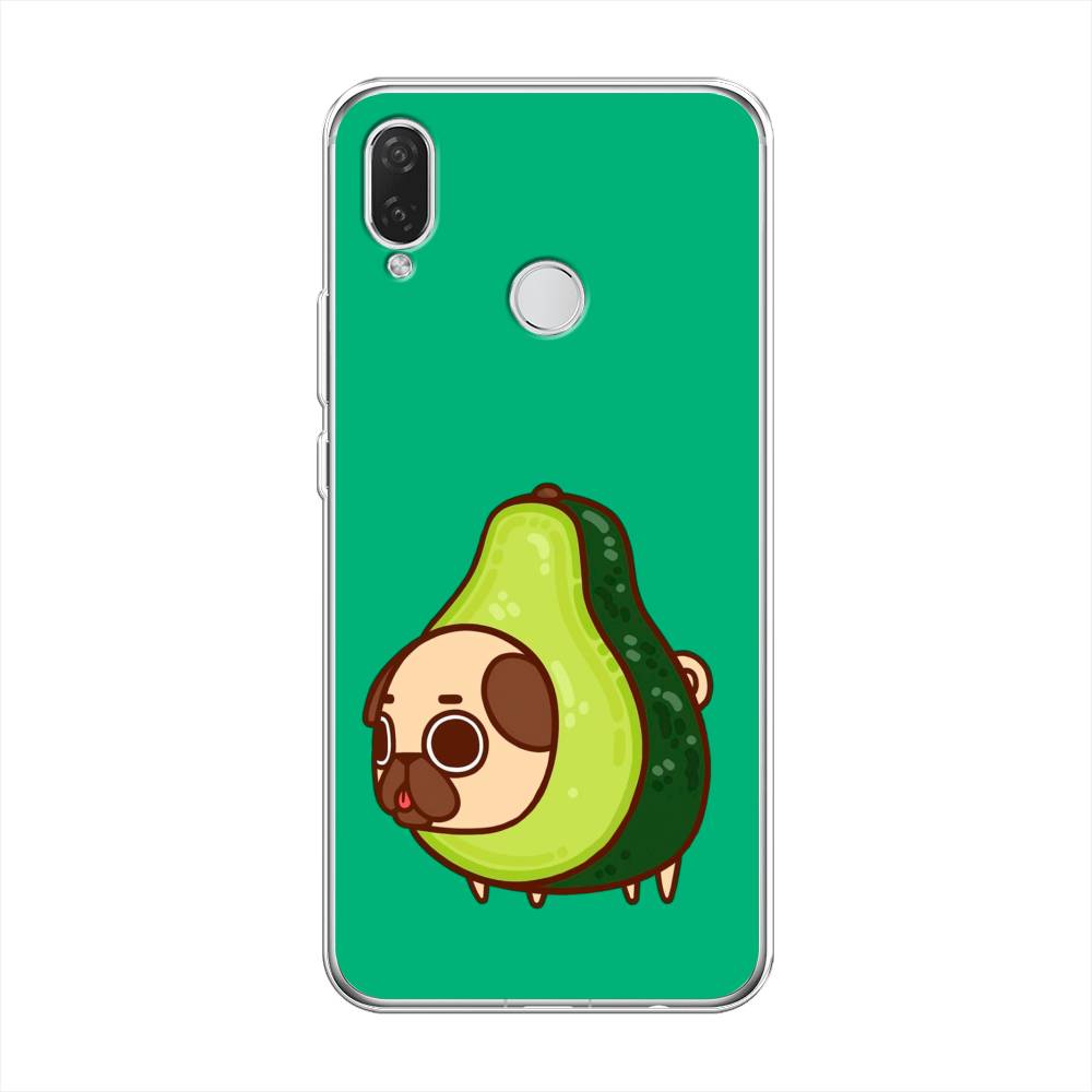 

Чехол на Huawei Nova 3i "Мопс авокадик", Зеленый, 68350-1