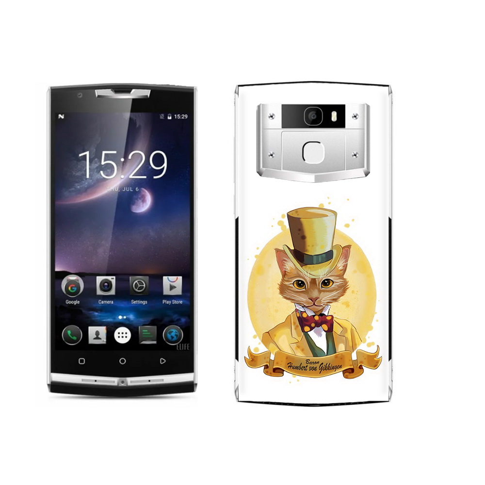 

Чехол MyPads Tocco для Oukitel K10000 Pro кот юрист, Прозрачный, Tocco