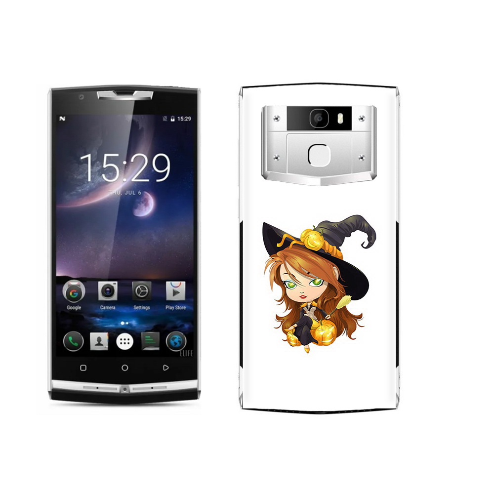 

Чехол MyPads Tocco для Oukitel K10000 Pro Ведьмочка, Прозрачный, Tocco
