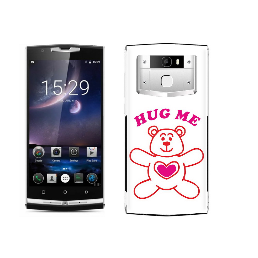 

Чехол MyPads Tocco для Oukitel K10000 Pro 14 февраля обними меня, Прозрачный, Tocco