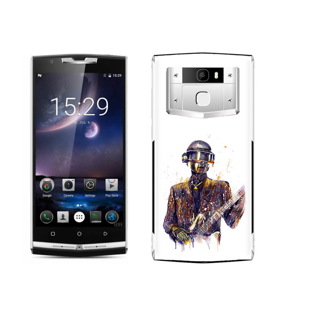 

Чехол MyPads Tocco для Oukitel K10000 Pro космо-гитарист, Прозрачный, Tocco