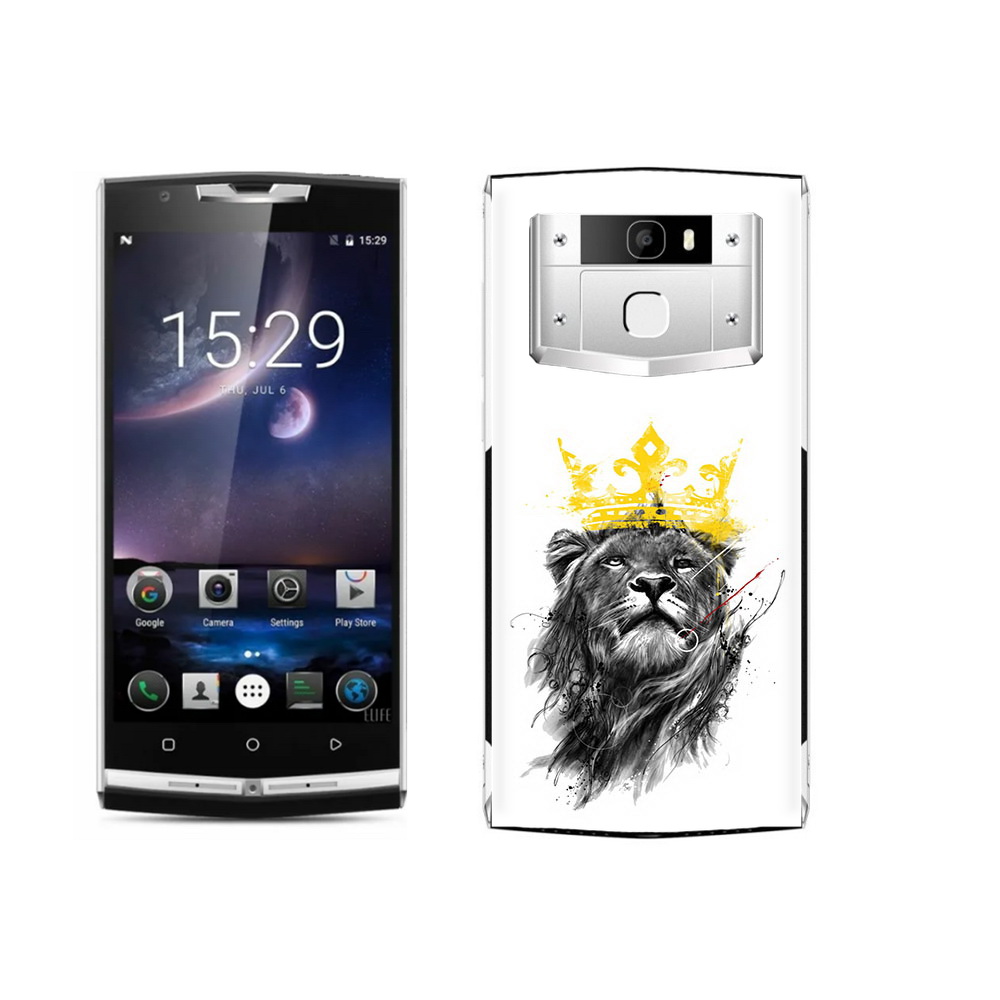 

Чехол MyPads Tocco для Oukitel K10000 Pro король-лев, Прозрачный, Tocco