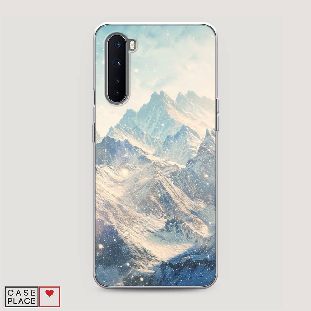 

Чехол Awog на OnePlus Nord / ВанПлас Nord "Горы 4", Голубой, 151350-4