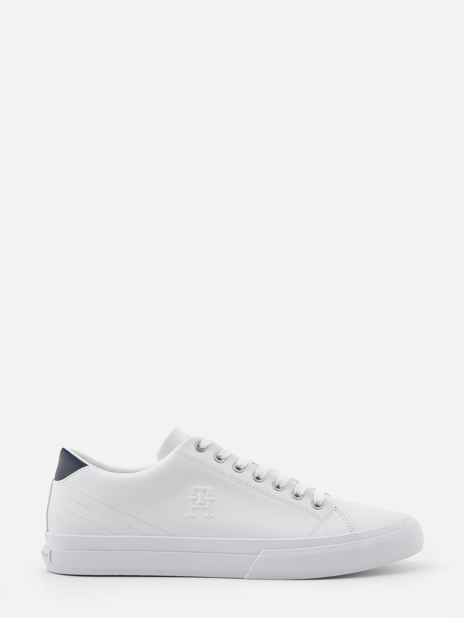 

Кеды мужские Tommy Hilfiger FM0FM04896 белые 45 RU, Белый, FM0FM04896