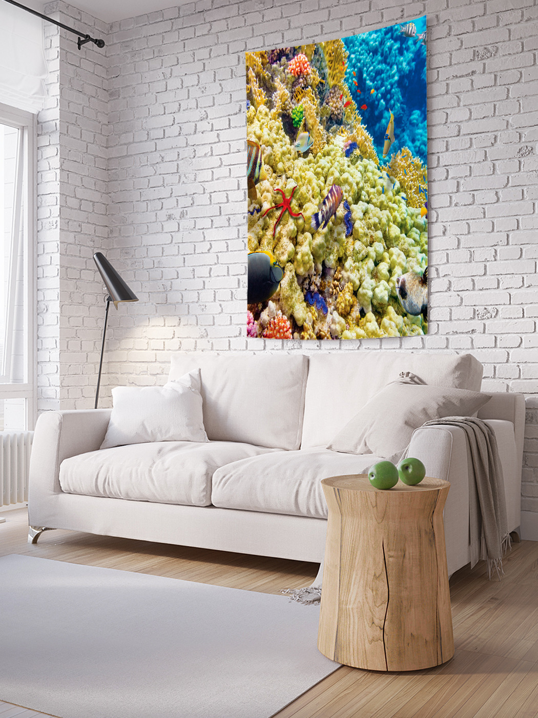 

Вертикальное фотопанно на стену JoyArty Коралловые рифы 100x150 см, Коралловые рифы