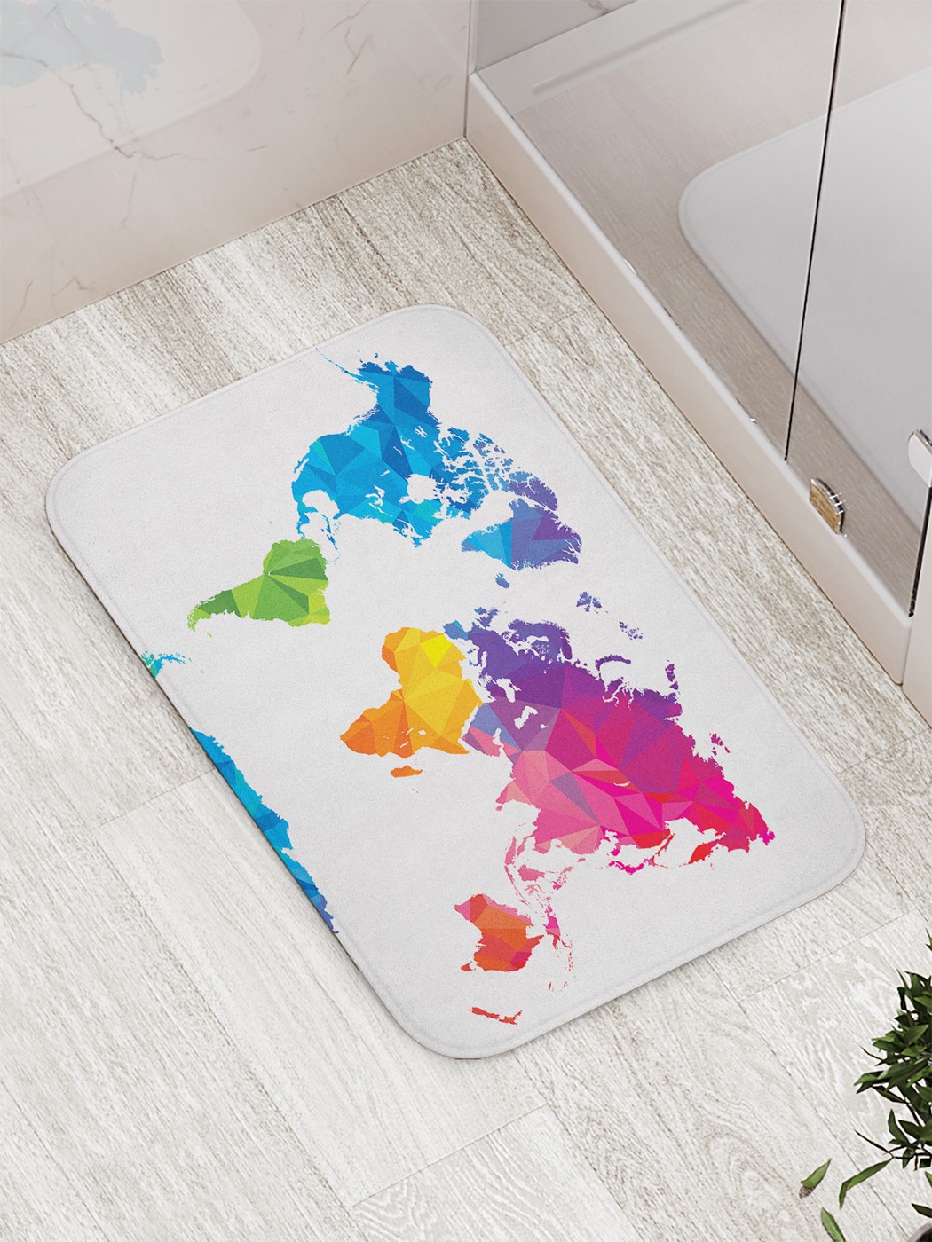 

bath_67559 Коврик противоскользящий для ванной, сауны, бассейна, 77х52 см