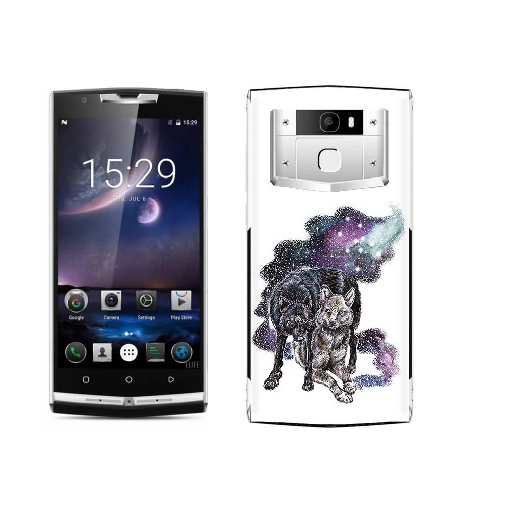 

Чехол MyPads Tocco для Oukitel K10000 Pro звездные волки, Прозрачный, Tocco
