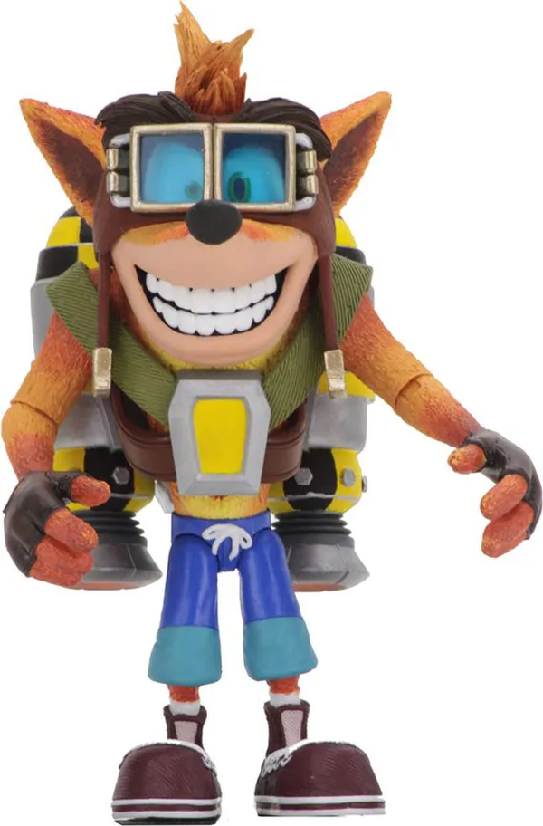 фото Фигурка crash bandicoot - deluxe - crash bandicoot with jet pack (17 см) neca