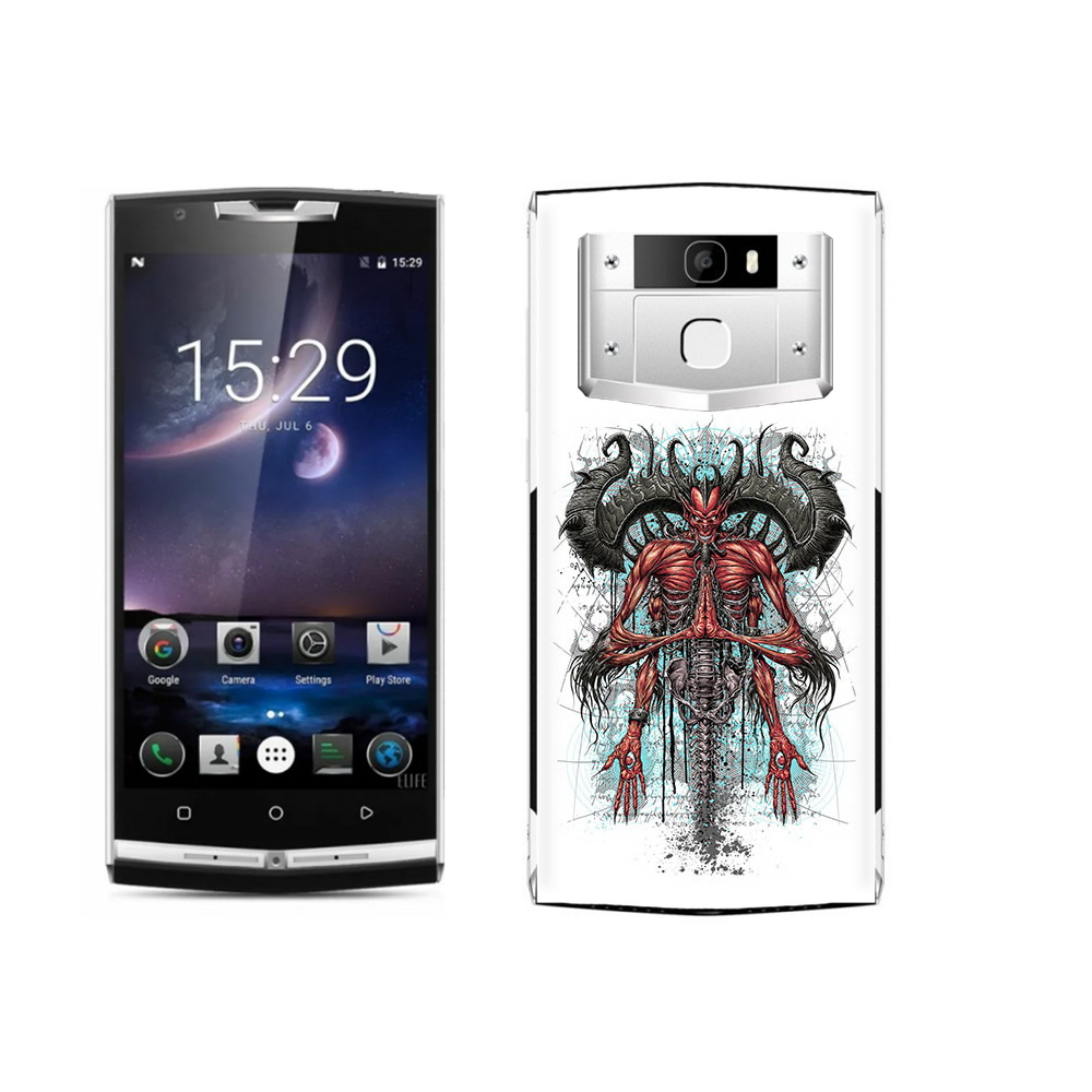 

Чехол MyPads Tocco для Oukitel K10000 Pro дьявол, Прозрачный, Tocco