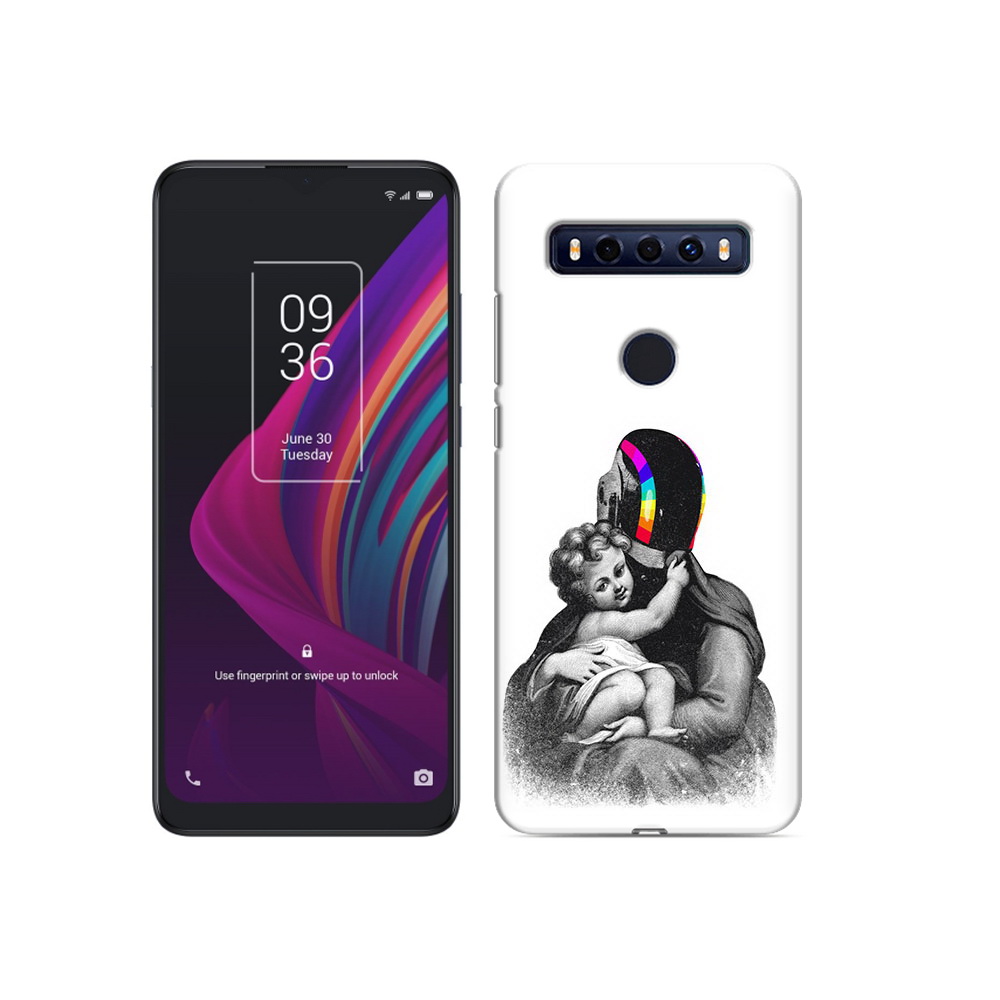 

Чехол MyPads Tocco для TCL 10 SE защитник в шлеме, Прозрачный, Tocco