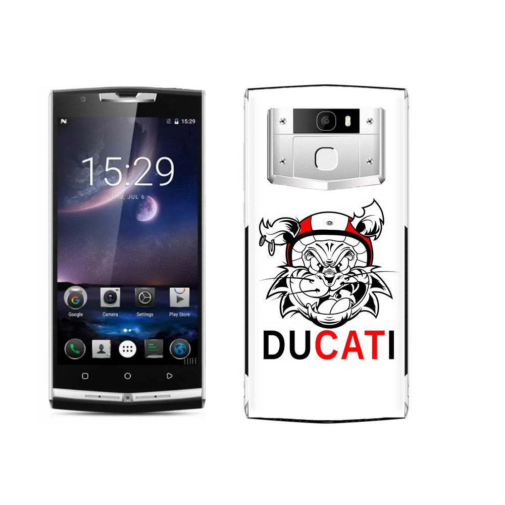 

Чехол MyPads Tocco для Oukitel K10000 Pro дукати, Прозрачный, Tocco