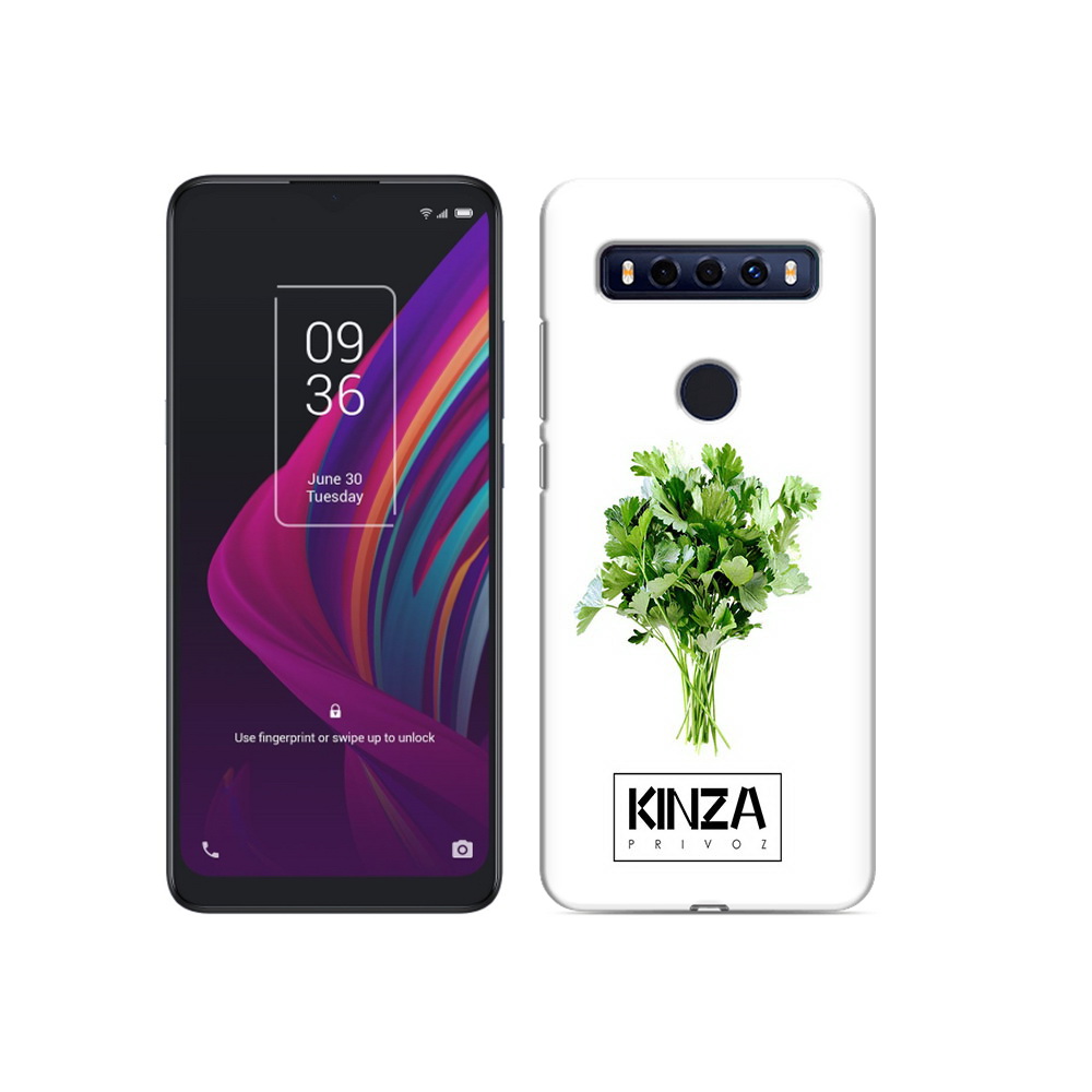 

Чехол MyPads Tocco для TCL 10 SE Бренд Кинза, Прозрачный, Tocco