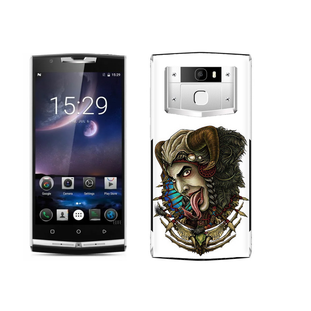 

Чехол MyPads Tocco для Oukitel K10000 Pro длинный язык, Прозрачный, Tocco