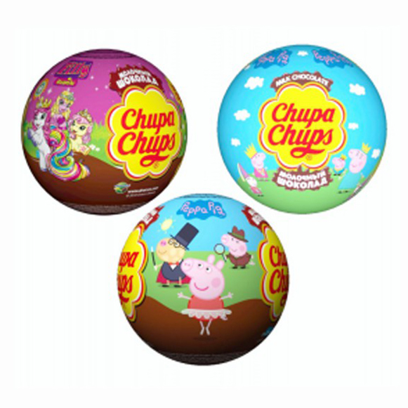 

Шар Chupa Chups шоколадный 20 г в ассортименте