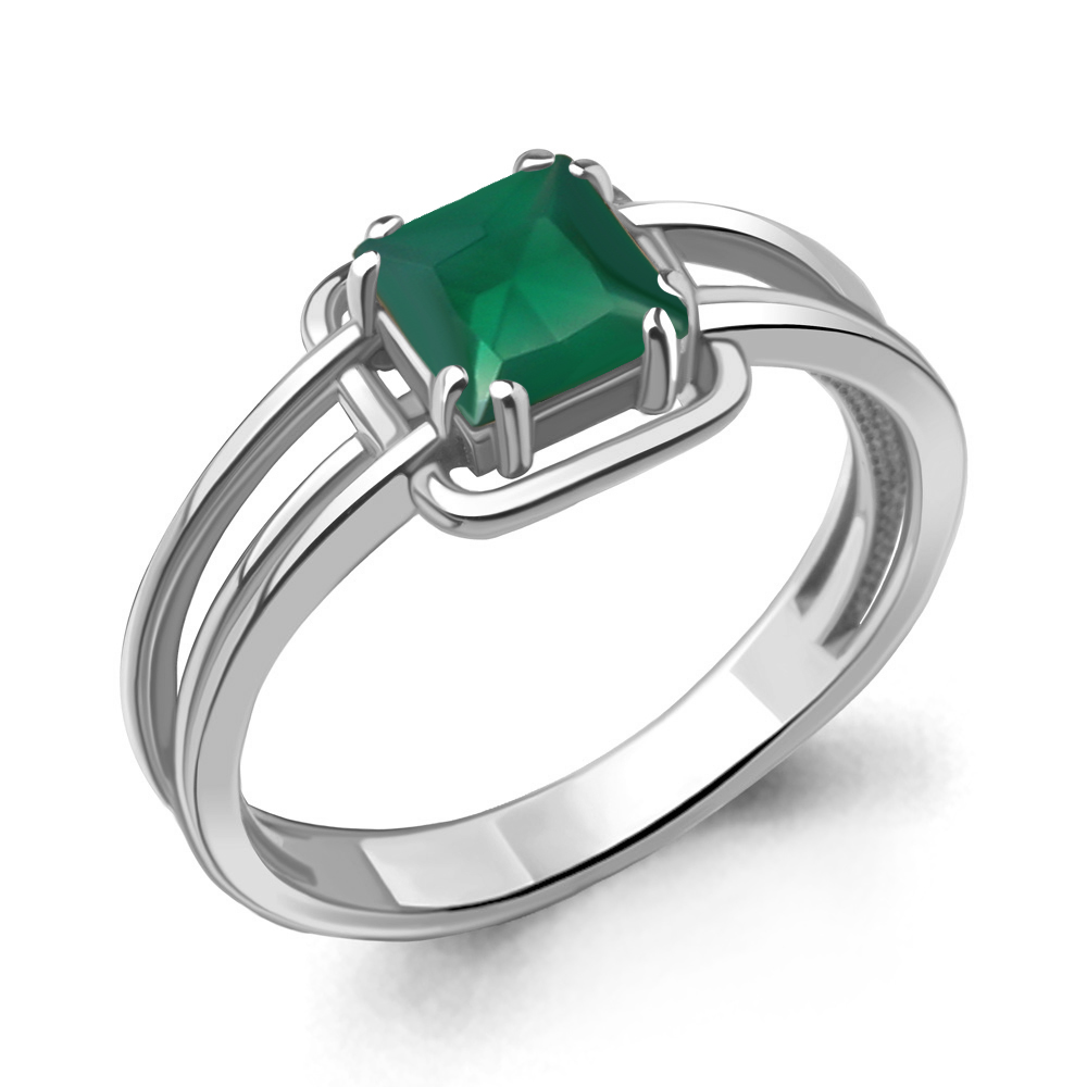 

Кольцо из серебра с агатом Aquamarine Aquamarine 6960409_925_р р. 19, 6960409_925_р