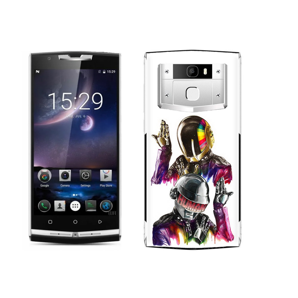 

Чехол MyPads Tocco для Oukitel K10000 Pro диско космонавты, Прозрачный, Tocco