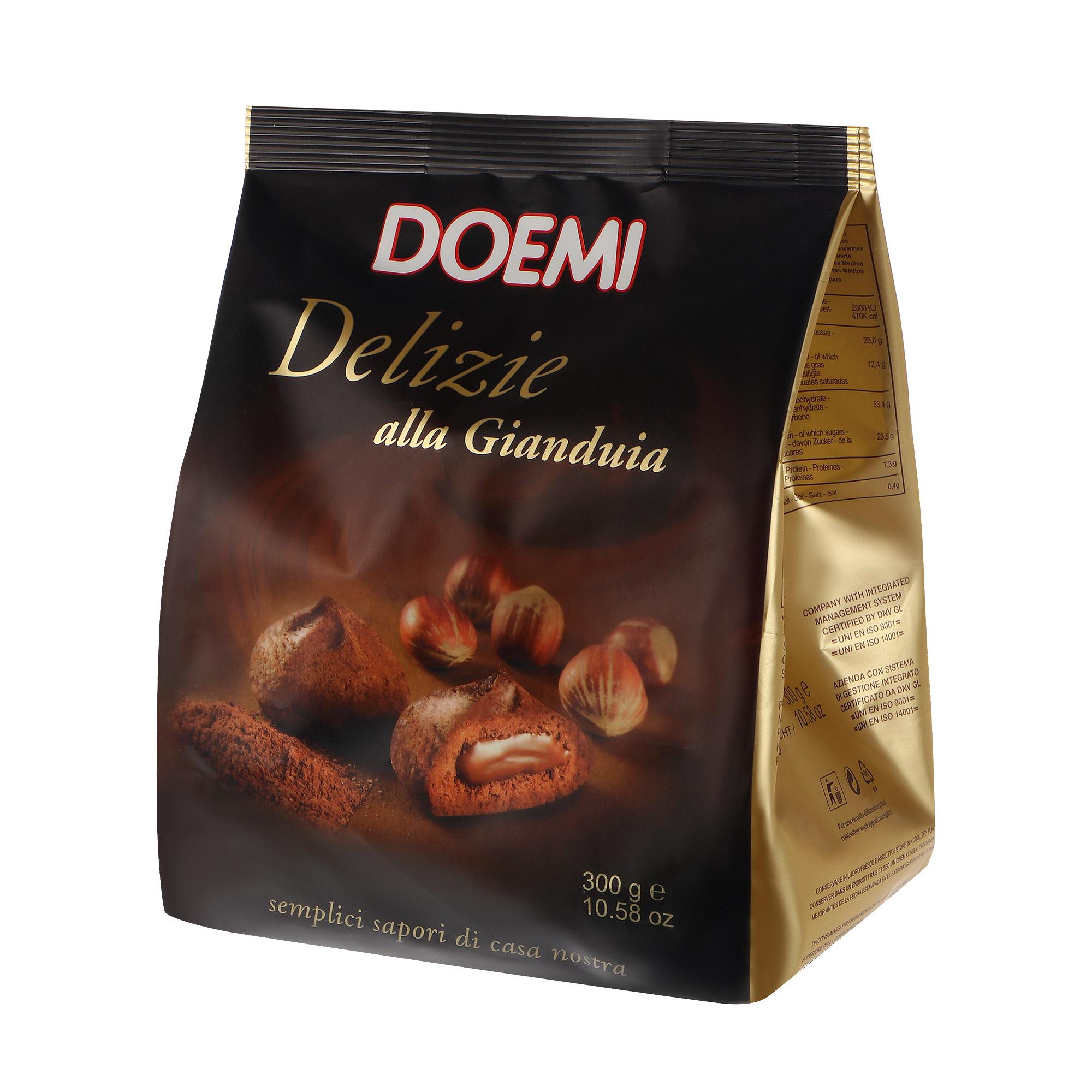 Печенье Doemi Delights с кремом джандуйя 300 г