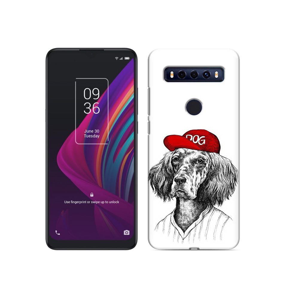 

Чехол MyPads Tocco для TCL 10 SE дог, Прозрачный, Tocco