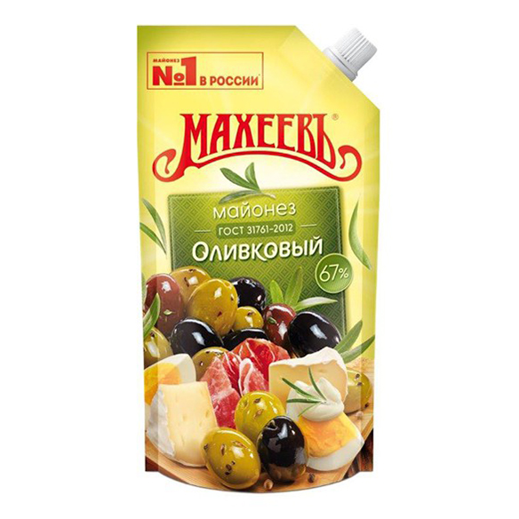 

Майонез Махеевъ Оливковый 67% 190 г