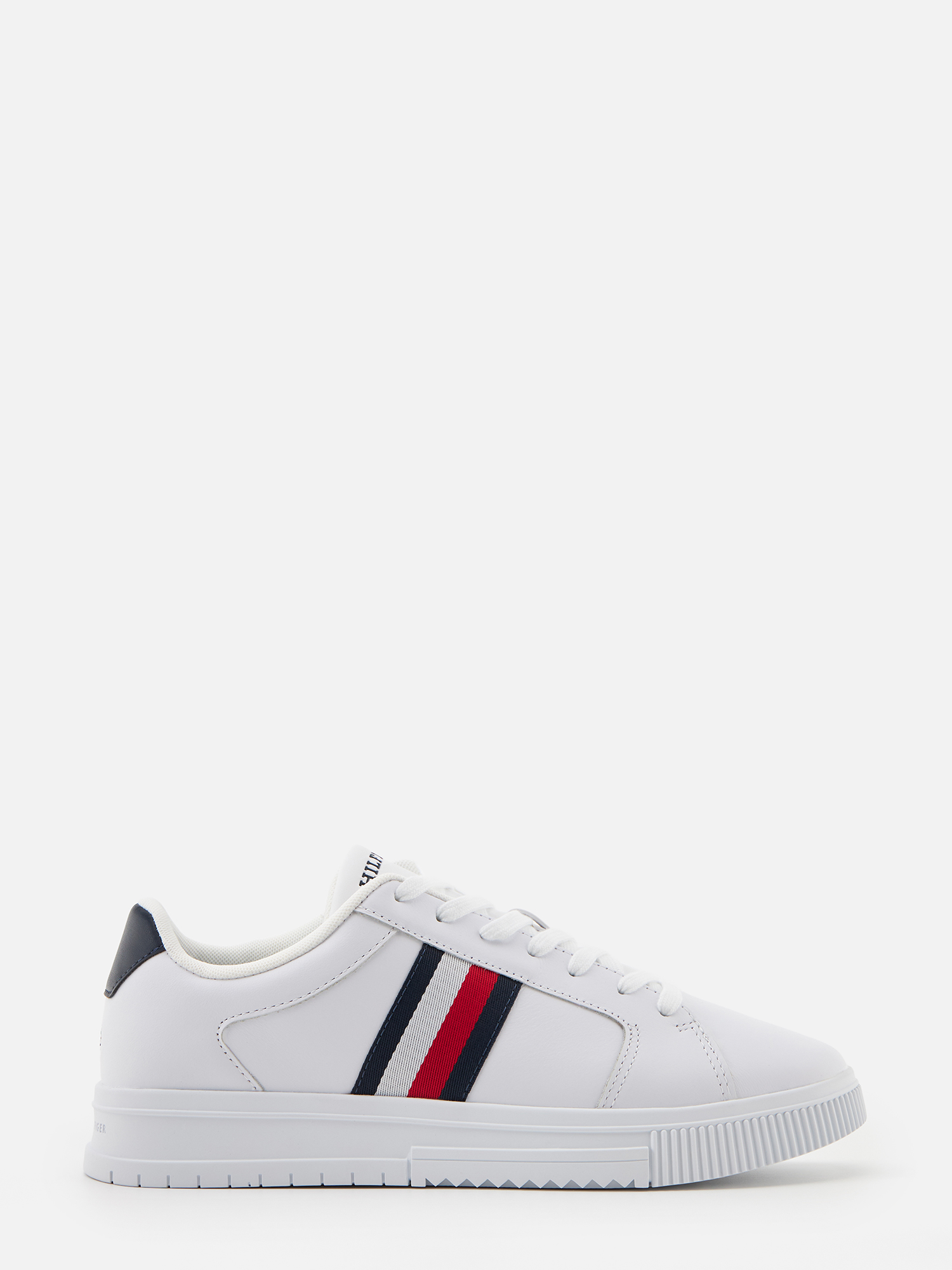 

Кеды мужские Tommy Hilfiger FM0FM04895 белые 45 EU, Белый, FM0FM04895
