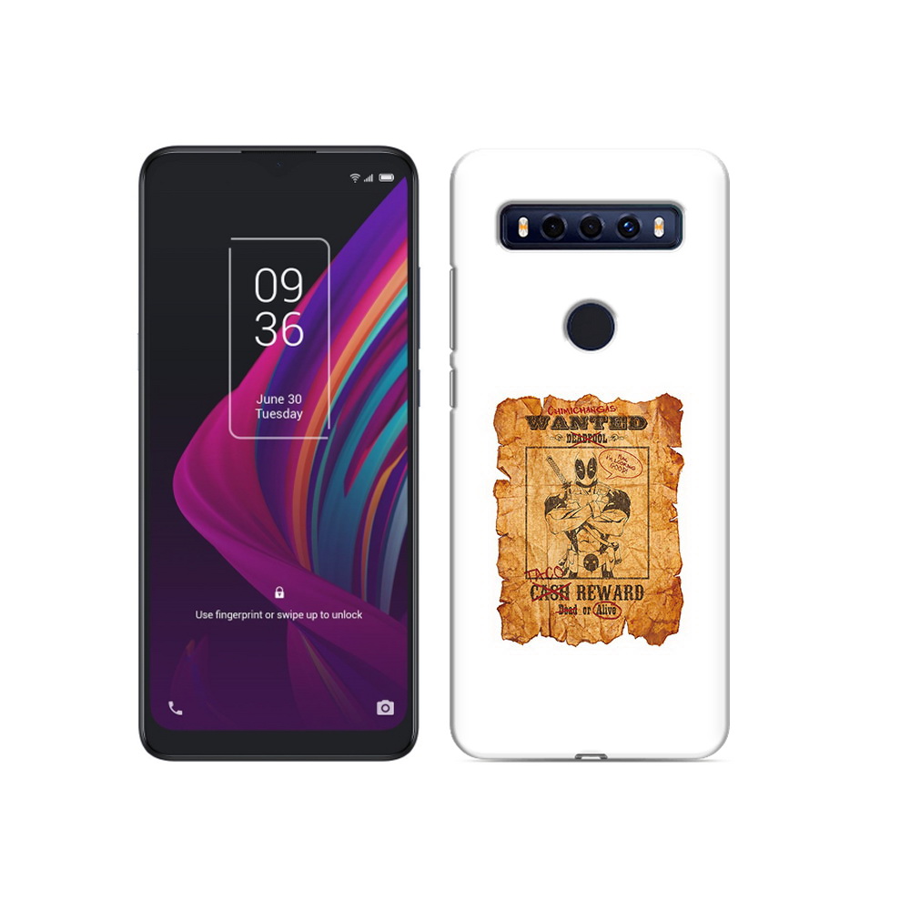 

Чехол MyPads Tocco для TCL 10 SE дедпул, Прозрачный, Tocco