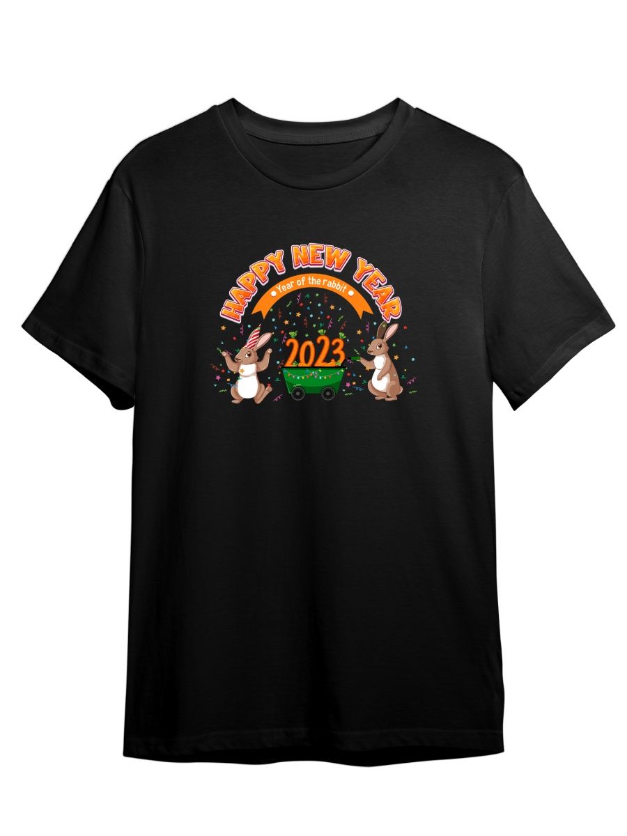 

Футболка унисекс СувенирShop Новый год/Рождество/2023 47 черная 3XL, Черный, "Новый год/Рождество/2023" 47