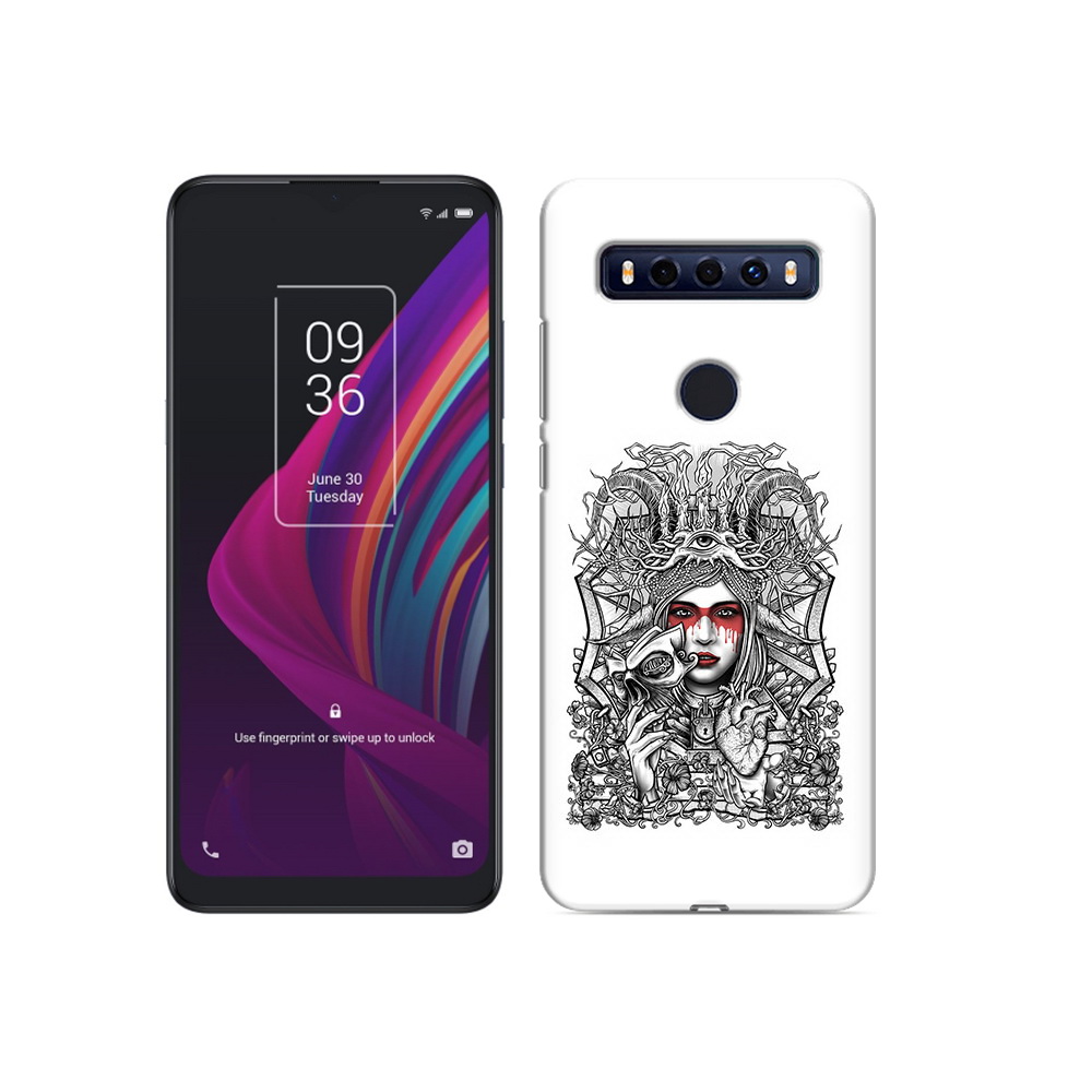 

Чехол MyPads Tocco для TCL 10 SE грусная девушка, Прозрачный, Tocco
