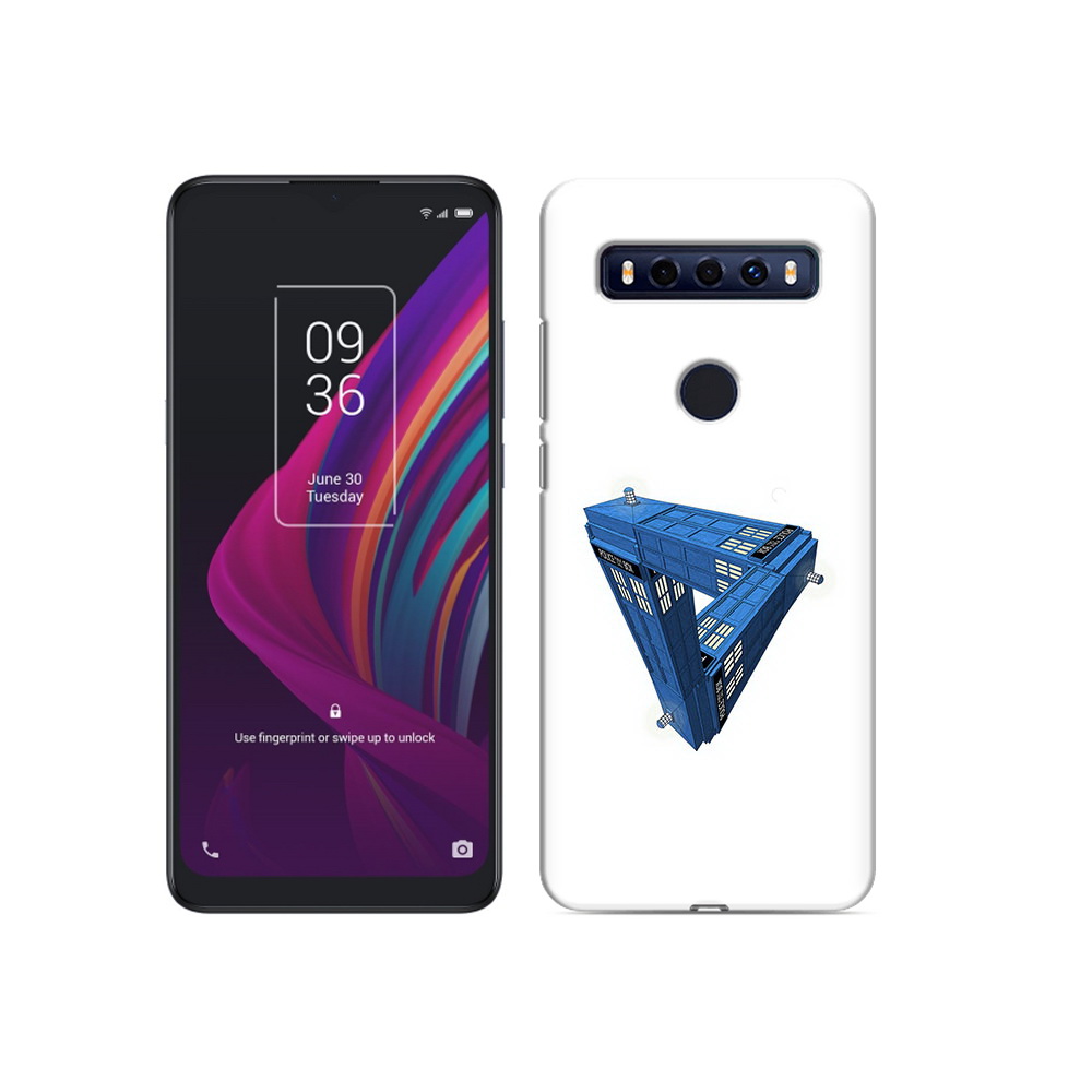

Чехол MyPads Tocco для TCL 10 SE головолока абстракция, Прозрачный, Tocco