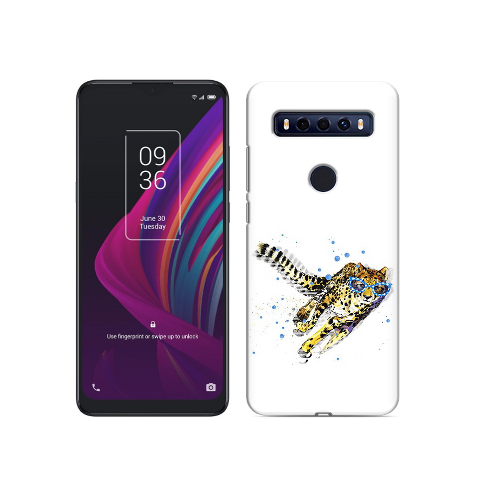 

Чехол MyPads Tocco для TCL 10 SE гепард в очках, Прозрачный, Tocco