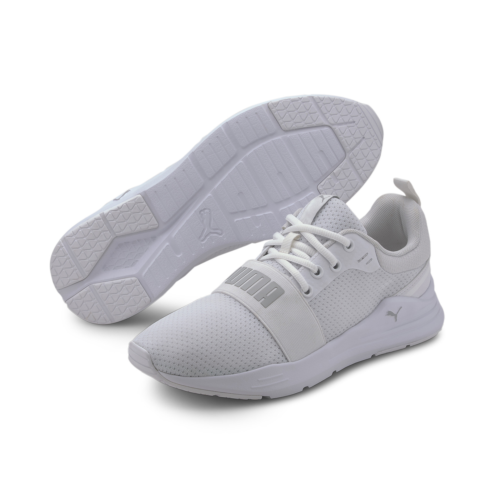 фото Кроссовки мужские puma wired run серые 9.5 uk