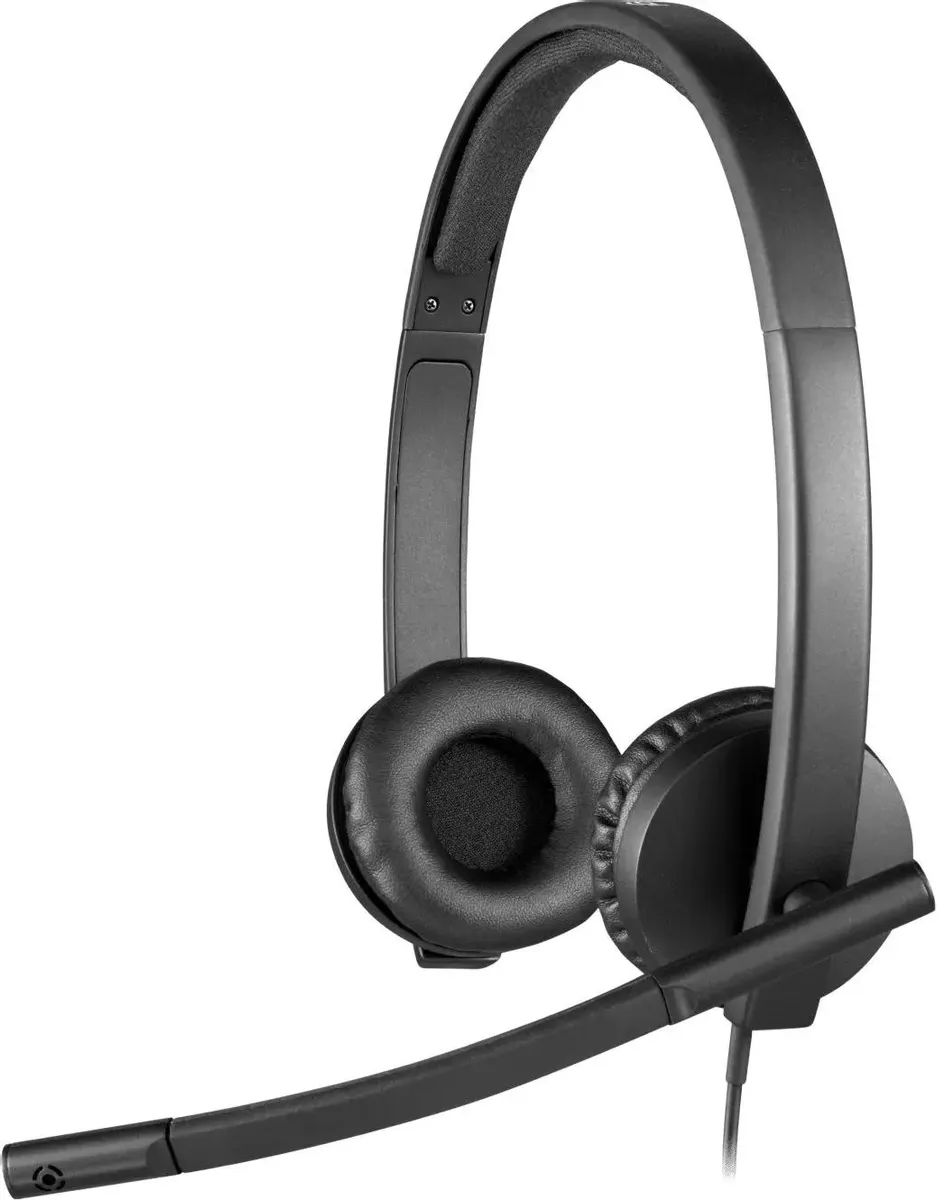 

Наушники Logitech H570e Stereo черный (981-000575), H570e Stereo