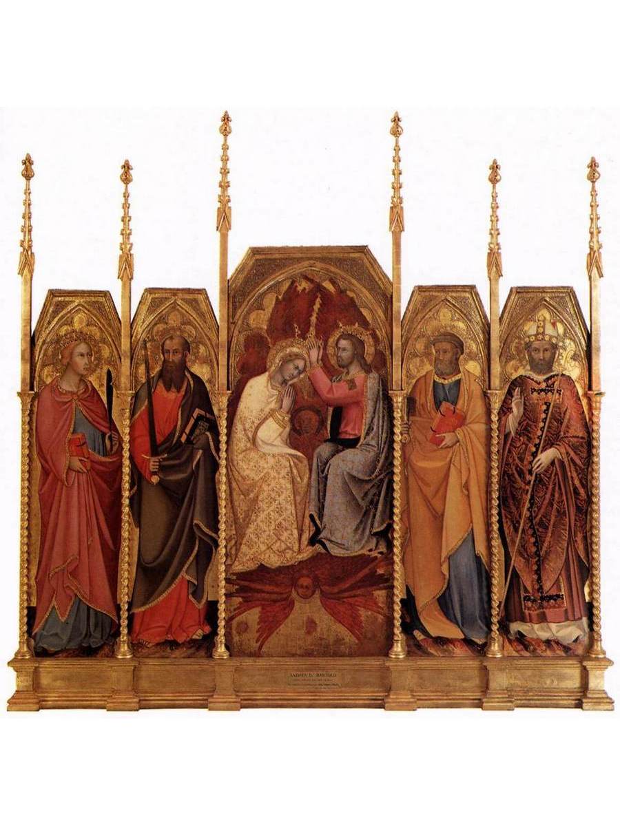 

Постер DRABS A2 Андреа ди Бартоло Coronation of the Virgin 1