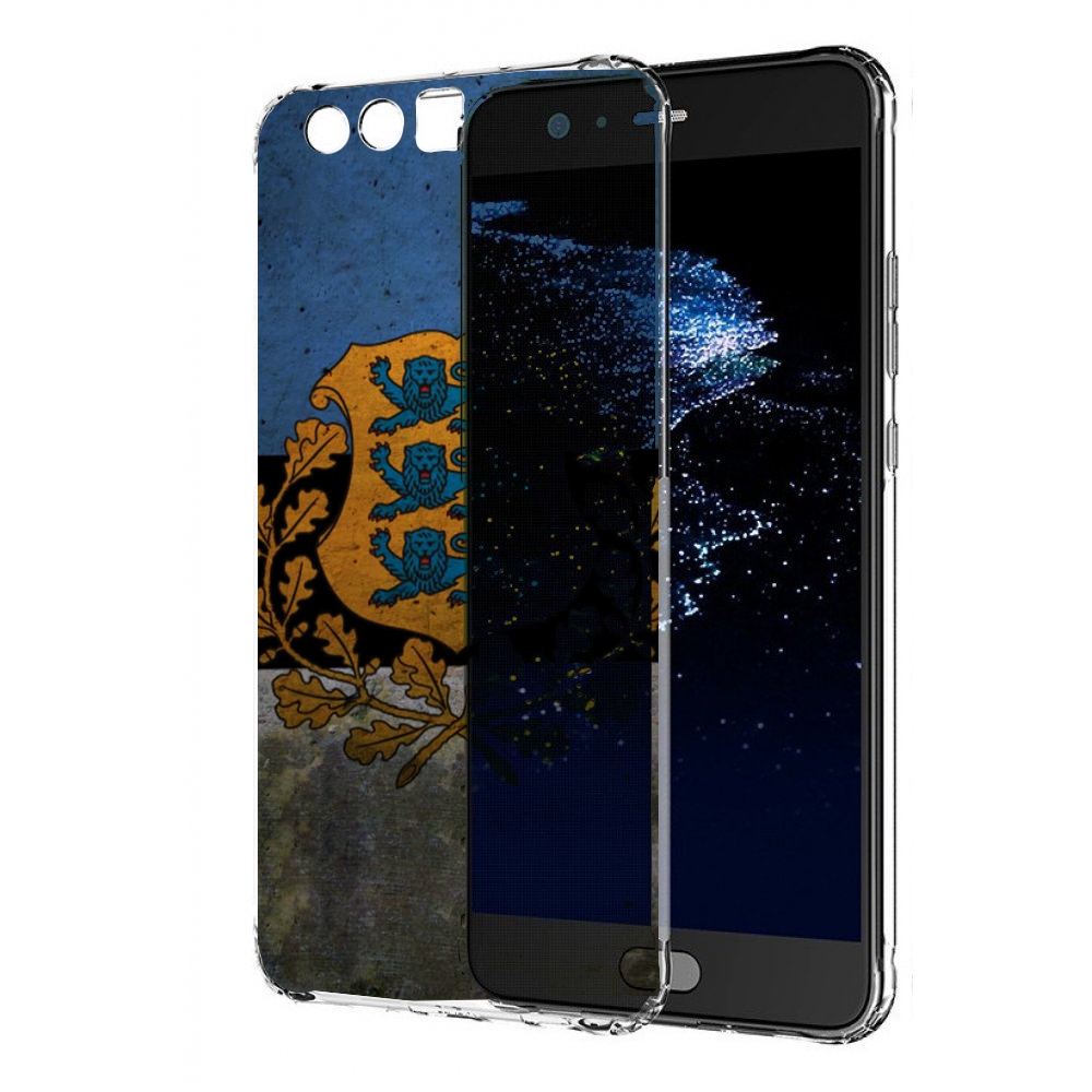 

Чехол бампер MyPads герб флаг эстонии для Huawei P10 Plus против, Прозрачный, Tocco
