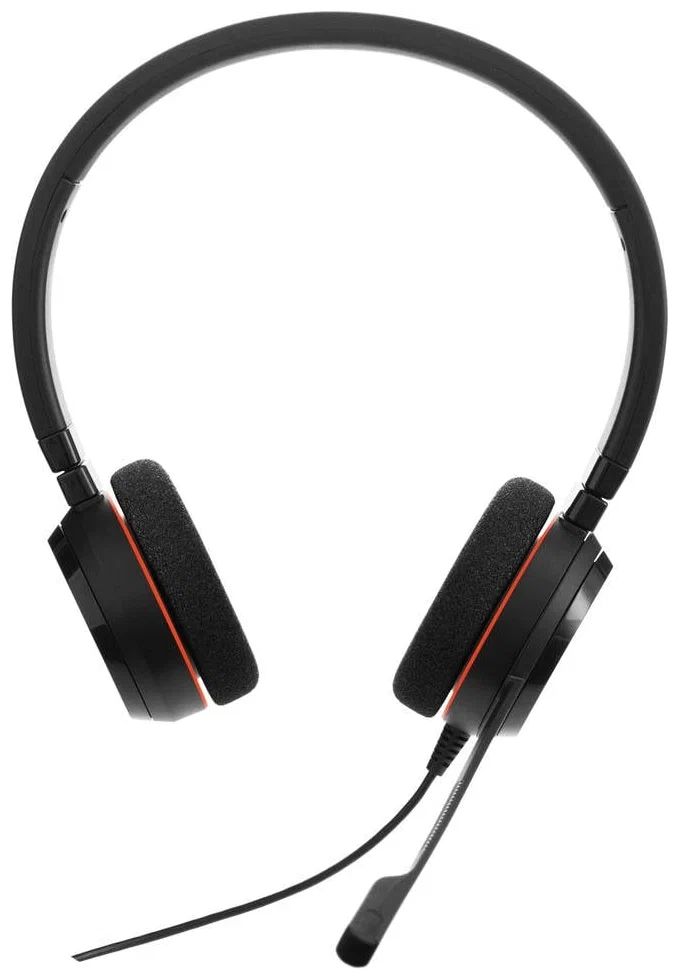 

Гарнитура Jabra Evolve 20 MS Stereo, для контактных центров, накладные, черный [4999-82