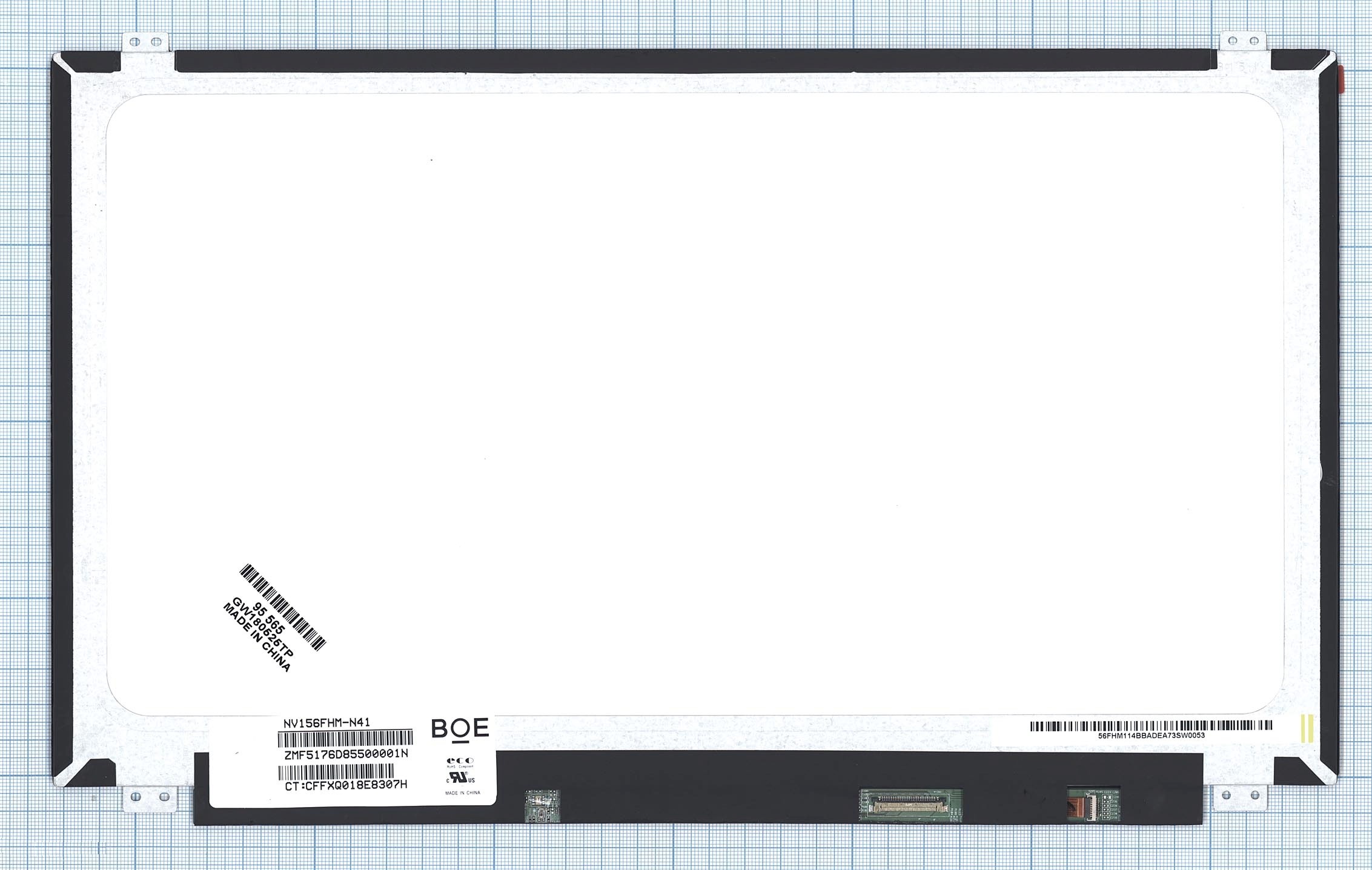 

Матрица OEM для ноутбука NV156FHM-N41 (100114009V), совместимая с p/n: NV156FHM-N41