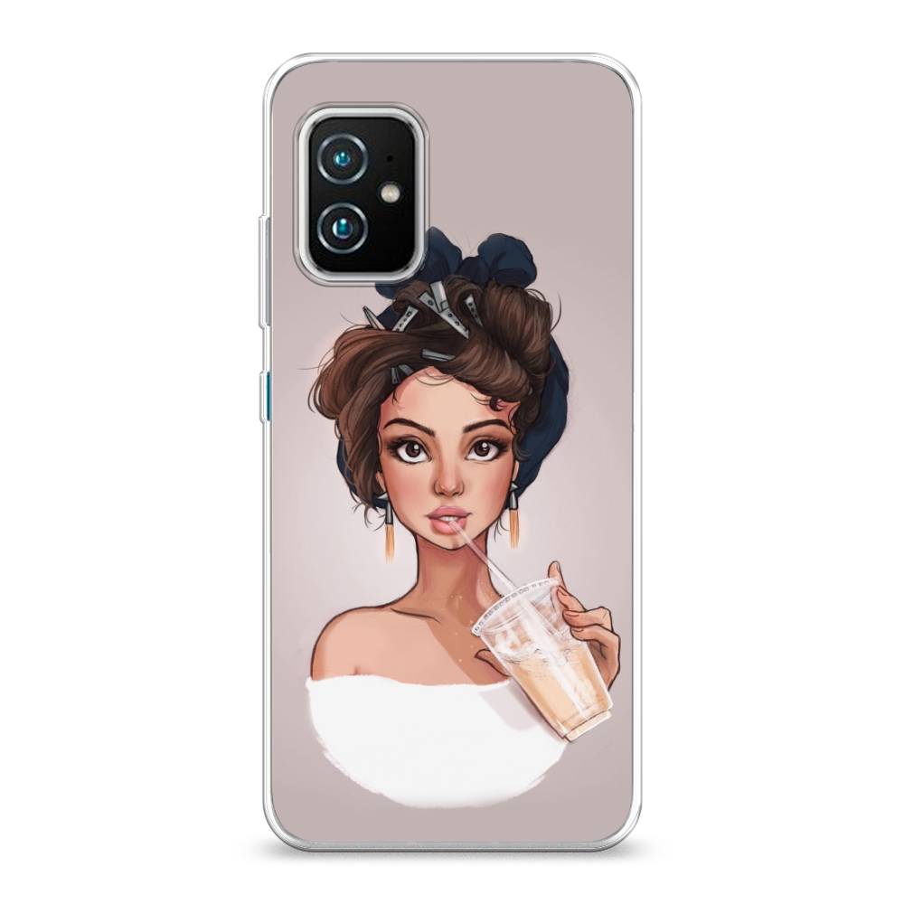 

Чехол Case Place 44450-6 для Asus Zenfone 8 "Девушка с фраппе", 44450-6