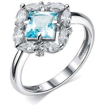 

Кольцо из серебра с фианитом р. 16 АЛЬКОР 01-2134_00ТБ-00, 01-2134_00ТБ-00