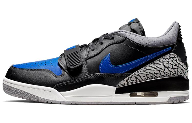 

Кеды унисекс Jordan Jordan Legacy 312 low royal черные 42.5 EU, Черный, Jordan Legacy 312 low royal