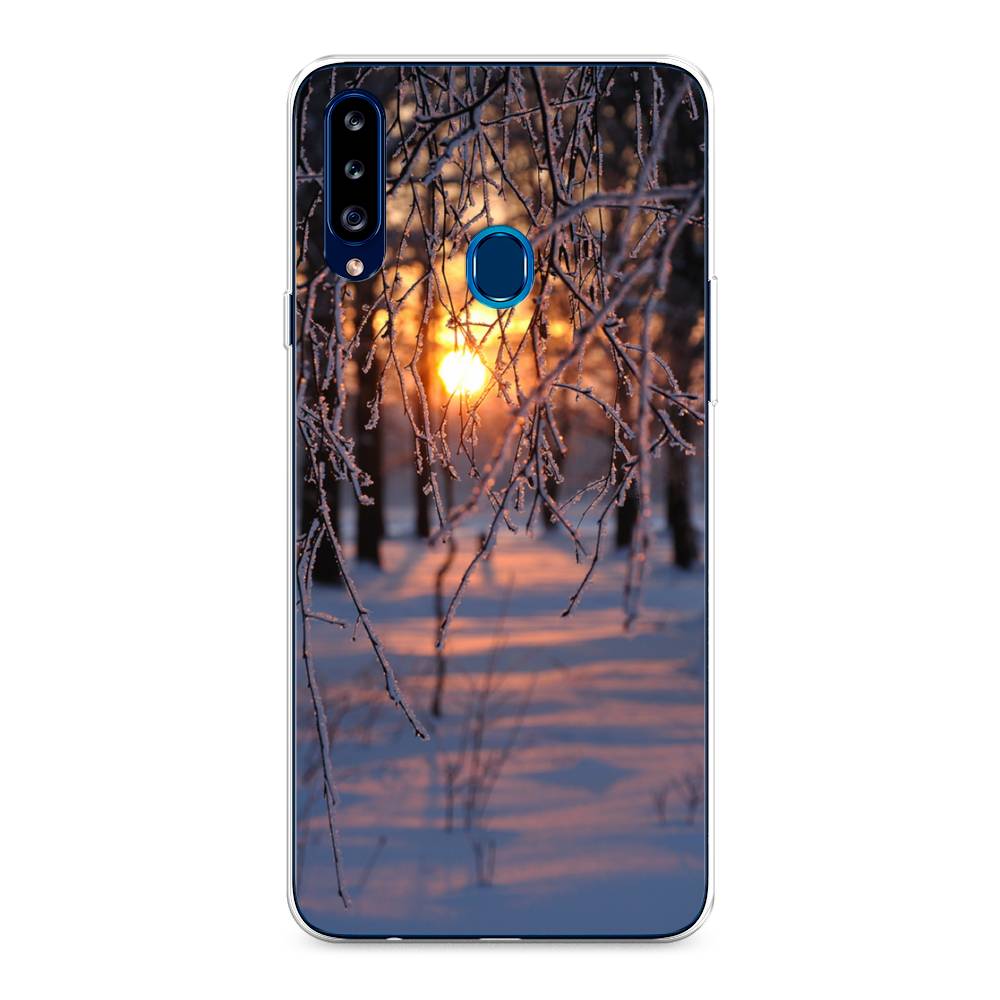 

Чехол на Samsung Galaxy A20s "Зима 7", Оранжевый;розовый;черный, 2100850-2