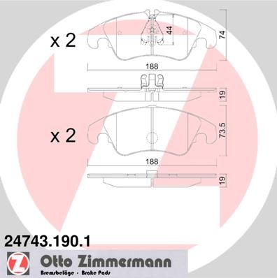 

Колодки дисковые передние Audi A4 3.0TDi Quattro/3.2FSi Quattro 08> 24743.190.1, 24743.190.1 колодки дисковые передние Audi A4 3.0TDi Quattro/3.2FSi Quattro 08>