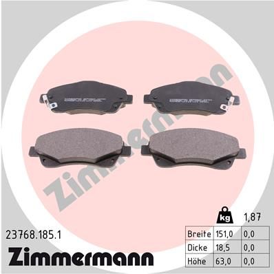 

Колодки дисковые передние Toyota Avensis 1.6i-2.4D4-D 03> 23768.185.1, 23768.185.1 колодки дисковые передние Toyota Avensis 1.6i-2.4D4-D 03>