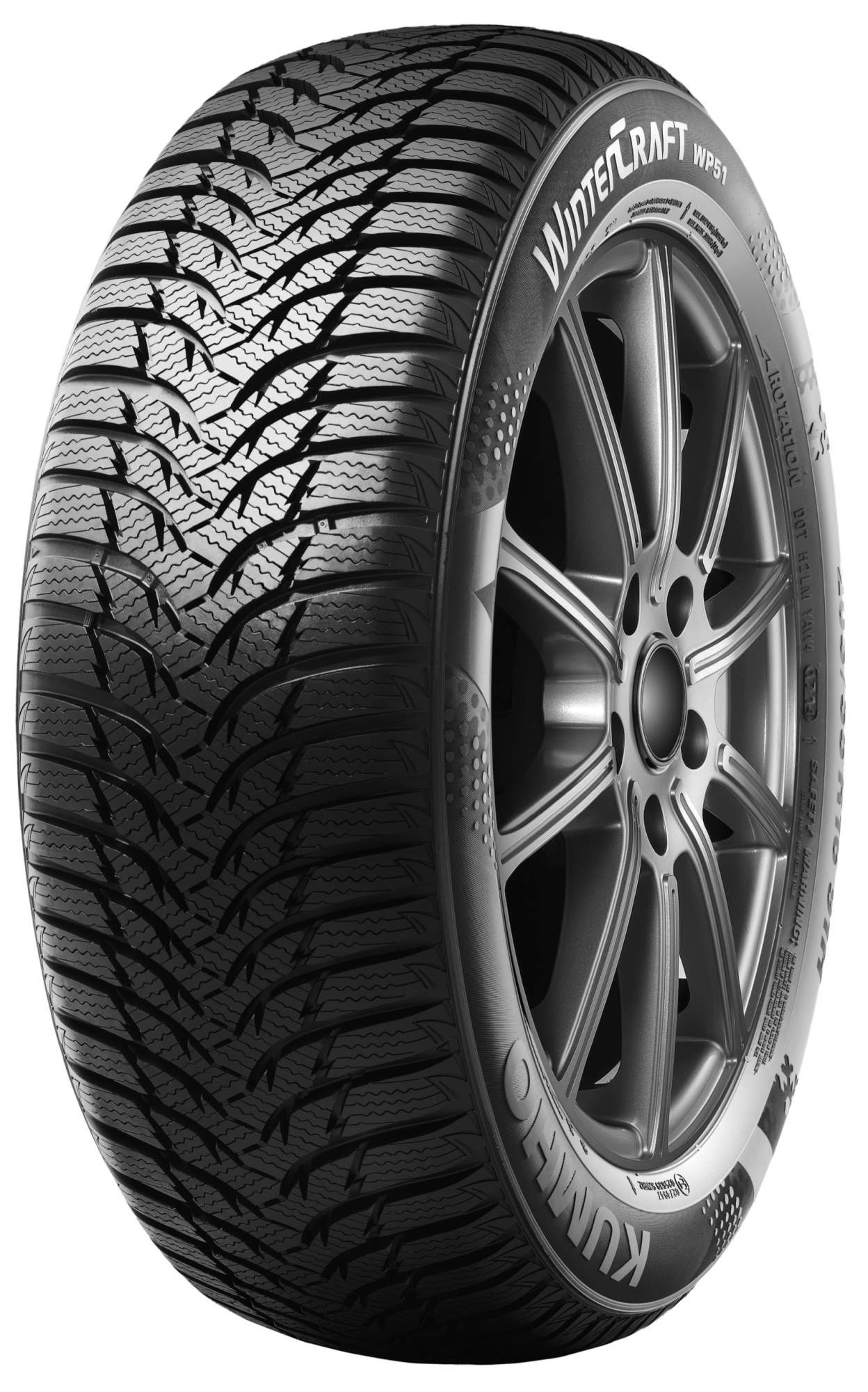 фото Автомобильная шина kumho wintercraft wp51 175/80 r14 88t зимняя